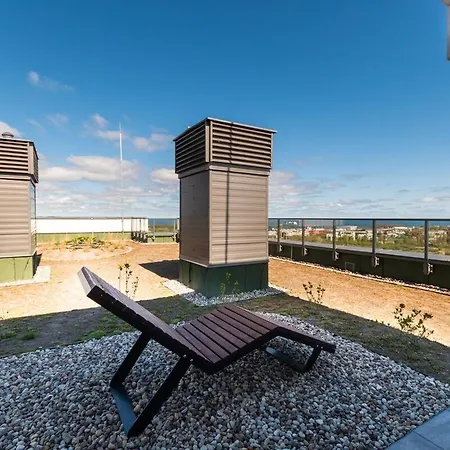 Horizon Sauna & Jacuzzi & Parking 3 By Grand Lägenhet Gdańsk